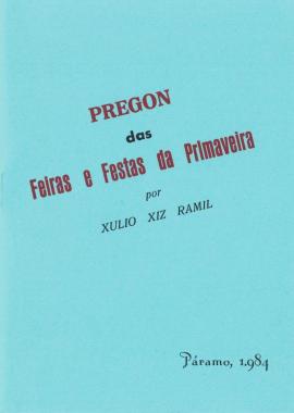 Pregón das Festas e Feiras de Primavera do Páramo, 1984 (Xulio Xiz)